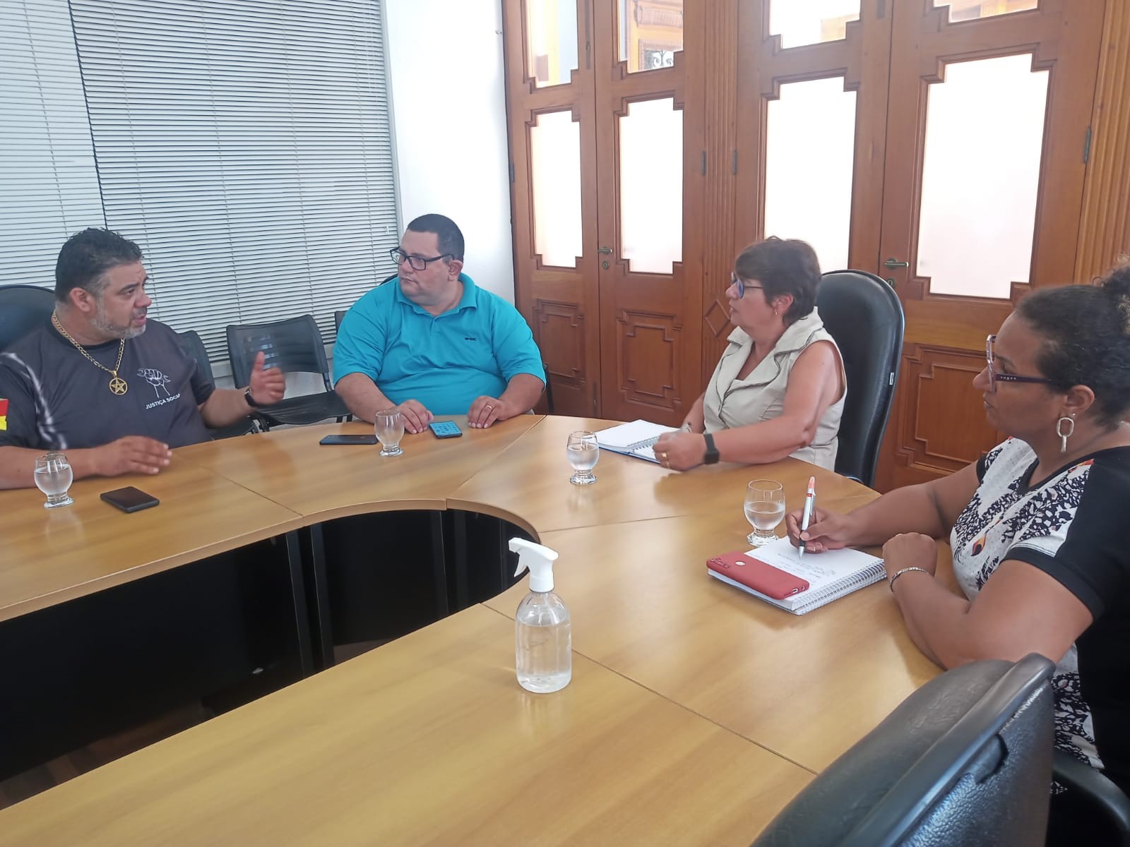 STIMMMERG reuniu-se com a prefeita