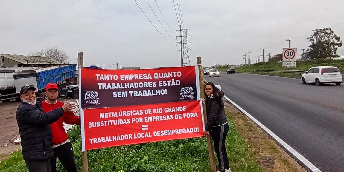 Queremos empresas e trabalhadores locais nas grandes obras